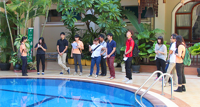 カンボジア インターンシップ（旅行会社）