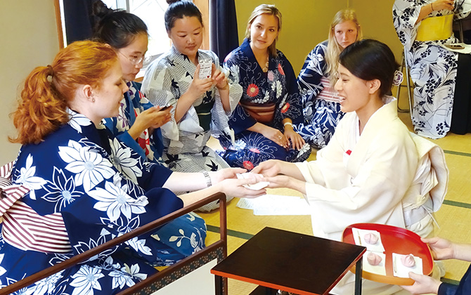 学内での国際交流