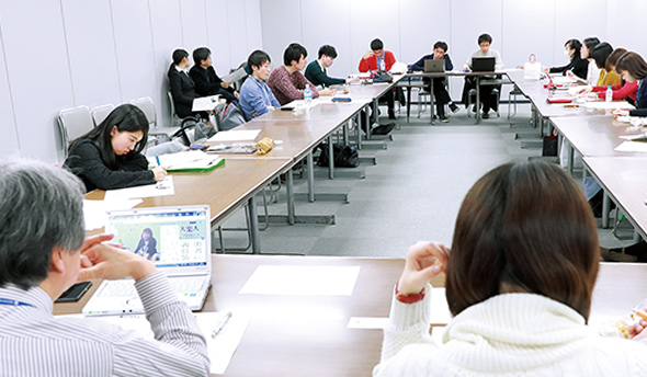 学生記者として学外でも活動中！